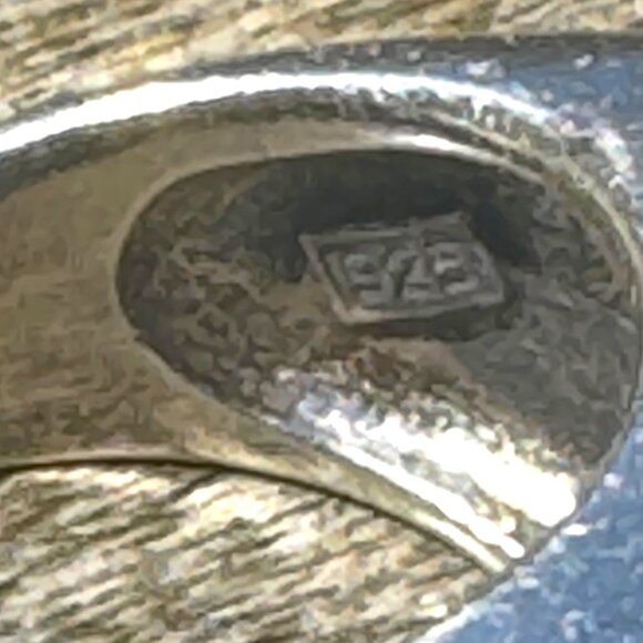 Native American Gaspeite Coral Lapis Sterling Silver Statement Ring Size 8 - Picture 4 of 9